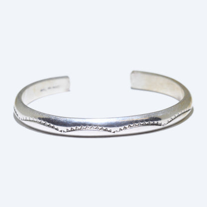 Silver bracelet by Navajo