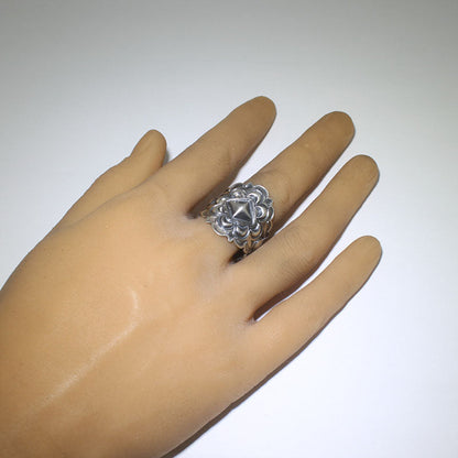 Cincin perak oleh Sunshine Reeves saiz 12