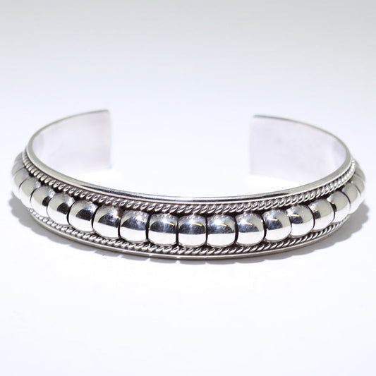 Silver Bracelet by Navajo 5-1/4"