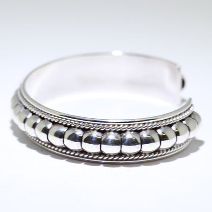 Silver Bracelet by Navajo 5-1/4"