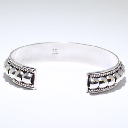 Bracelet en argent par Navajo 5-1/4"