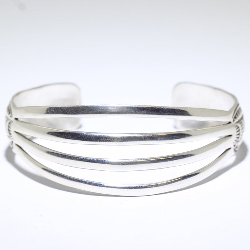 Silver Bracelet by Navajo 5-1/2"