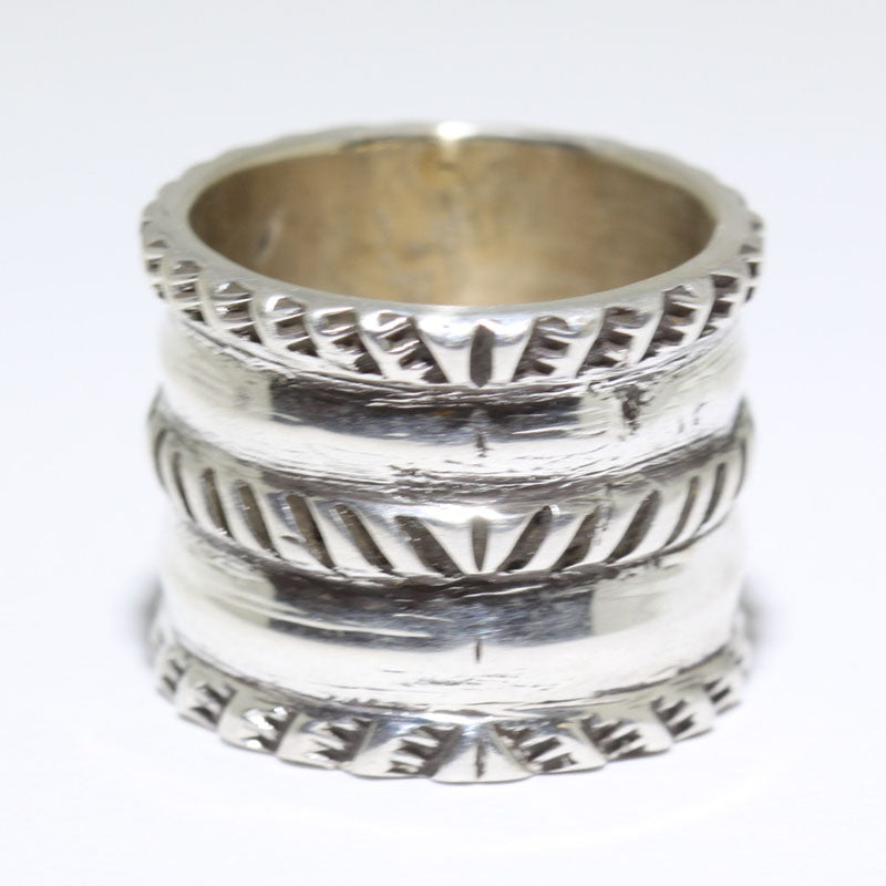 Zilveren Munt Ring door Ernie Lister- Maat 8.5