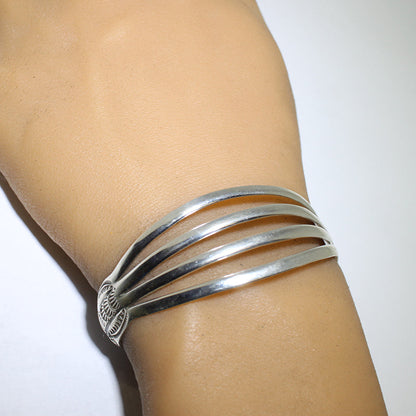 Bracelet en argent par Navajo 5-1/2"