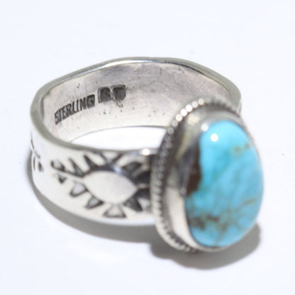 Bague Lone Mtn par Robin Tsosie - Taille 7.5