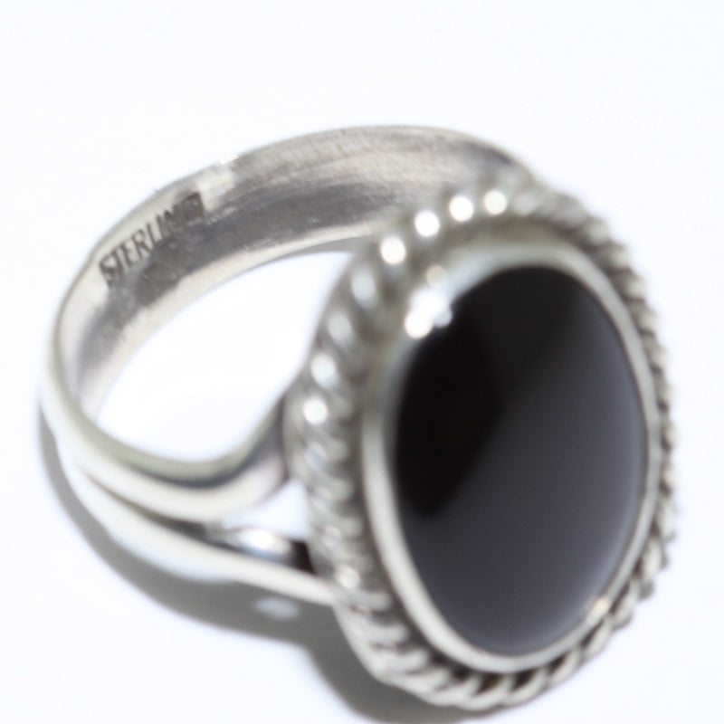 Onyx-Ring von Robin Tsosie - Größe 9