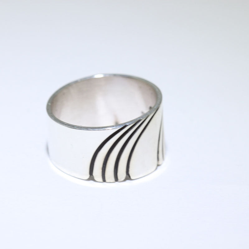 Bague en argent par Steve Yellowhorse taille 11