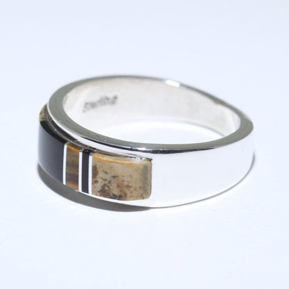 Inlay-Ring von Wayne Muskett Größe 10