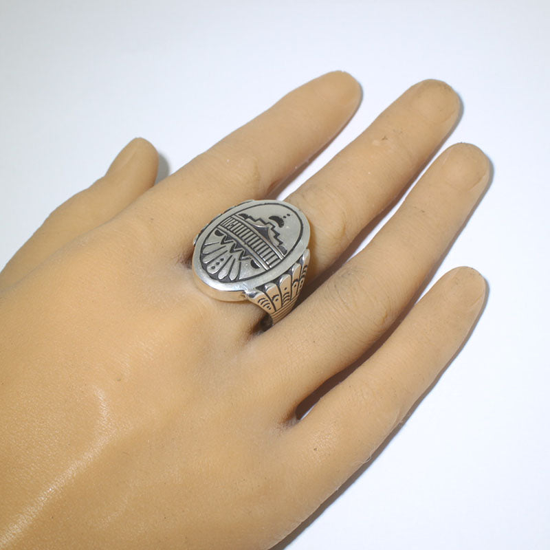 Bague en argent par Charlie John - Taille 10.5