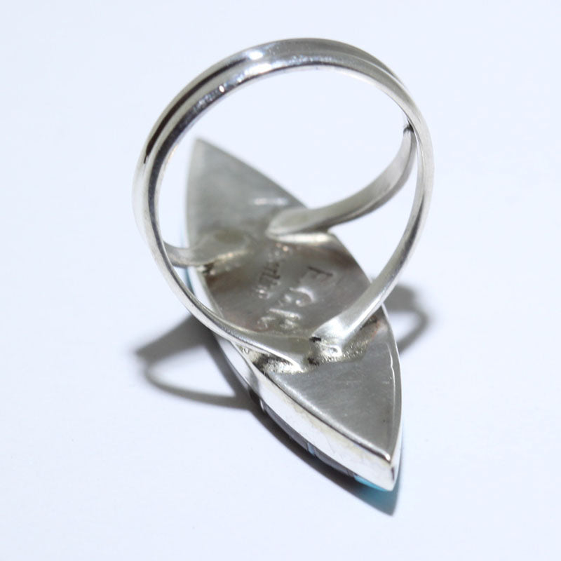 Inlay-Ring von Zuni Größe 6