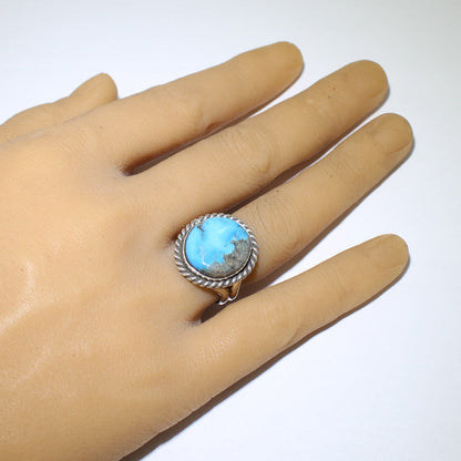 Bague Kingman par Robin Tsosie- Taille 7.5