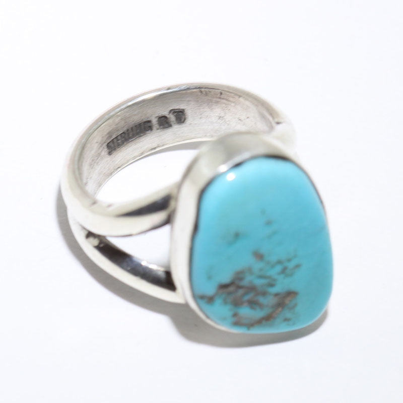 Bague Kingman par Robin Tsosie - Taille 7.5