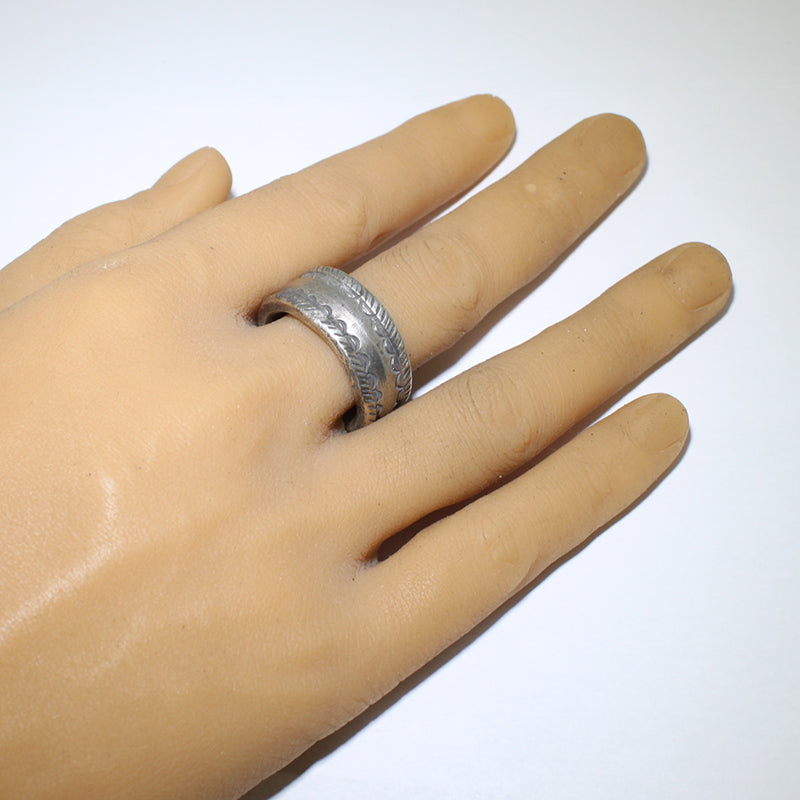 Anillo de plata por Jock Favour- 11.5