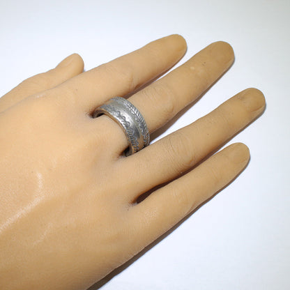 Anillo de plata por Jock Favour- 11.5