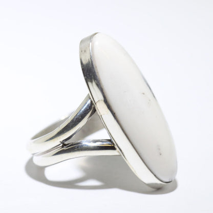 Кольцо с Белым Бизоном от Робина Цоси - размер 11