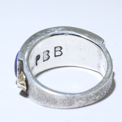 菲兰德·贝盖镶嵌18K戒指，尺寸11