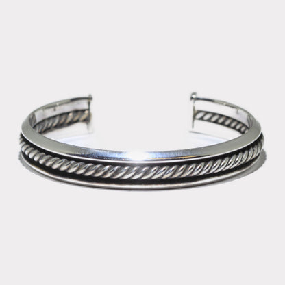 Silver bracelet by Steve Arviso