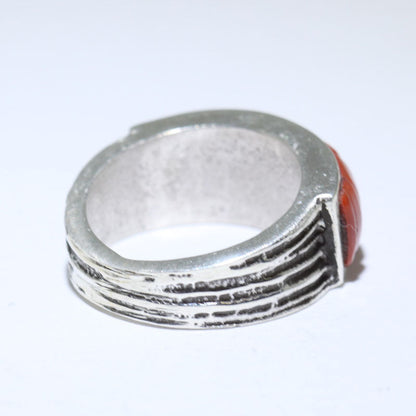 Cincin Inlay oleh Philander Begay saiz 10.5