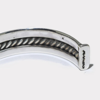 Silver bracelet by Steve Arviso