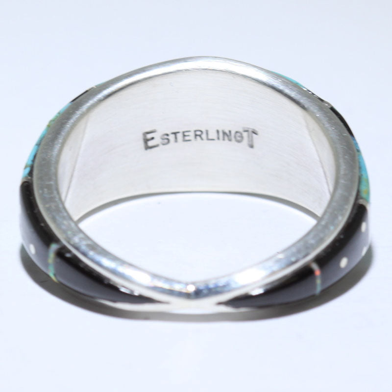 Nhẫn Micro Inlay của Erwin Tsosie kích thước 12.5