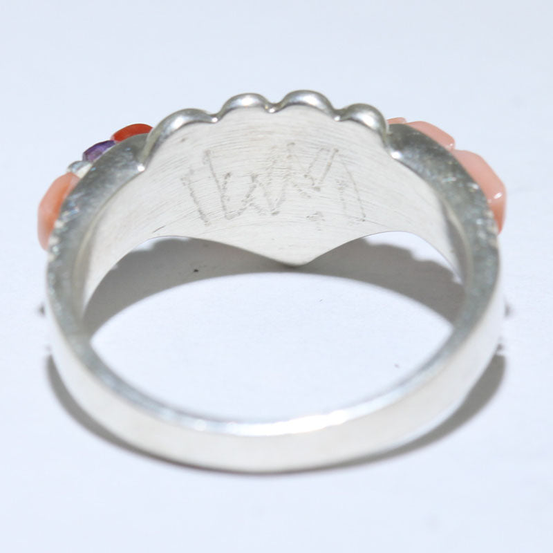 Anillo con incrustaciones de Wilbert Manning, talla 8