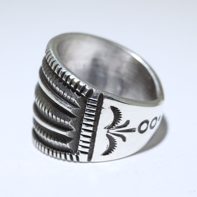 Bague en argent par Harrison Jim taille 12