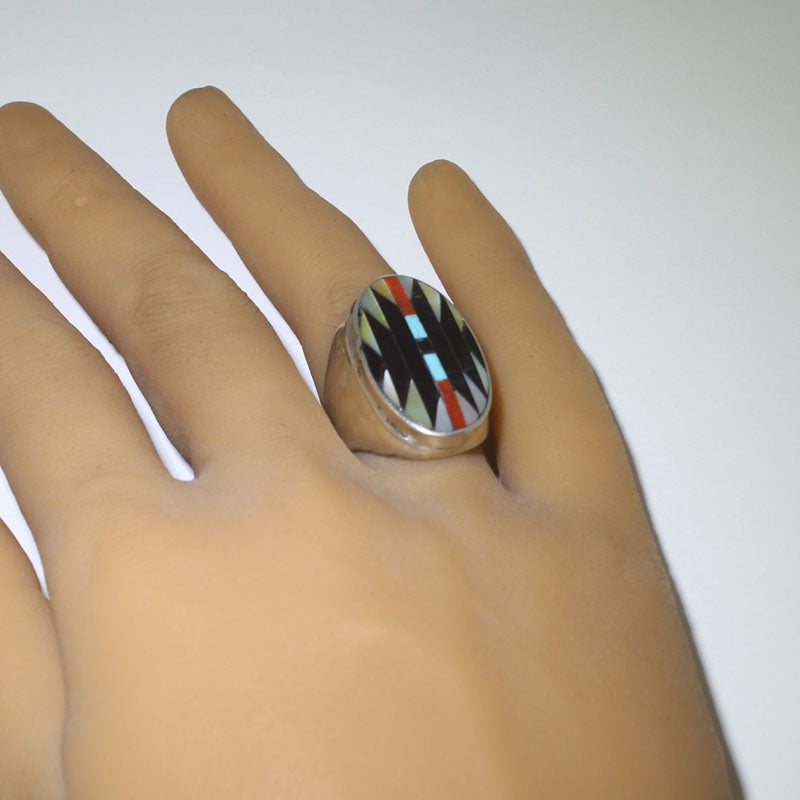 Inlay-Ring von Charlotte Dishta Größe 10