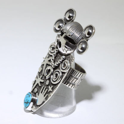 亞歷克斯·桑切斯設計的莫倫西少女戒指，尺寸5.5