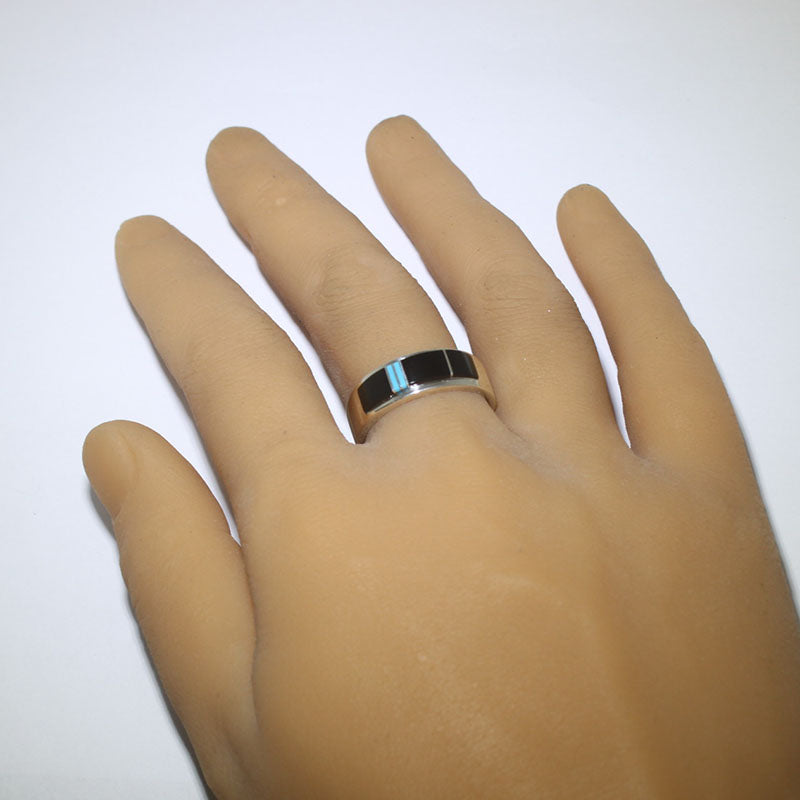 Cincin Inlay oleh Wayne Muskett ukuran 11