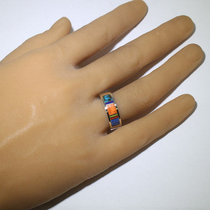 Inlay Ring by Wayne Muskett size 10