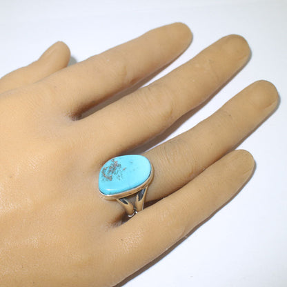 Bague Kingman par Robin Tsosie - Taille 7.5