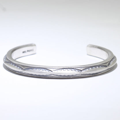 Pulsera de plata Navajo de 5"