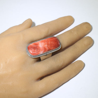 Кольцо с шипами от Робина Цоси - размер 12.5