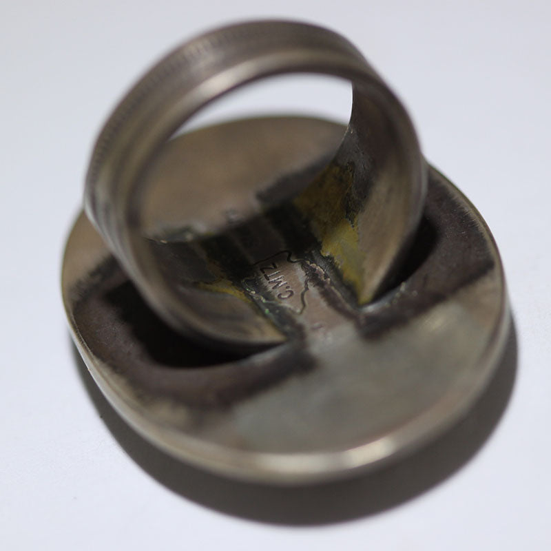Кольцо с чеканкой от Келвина Мартинеса, размер 8