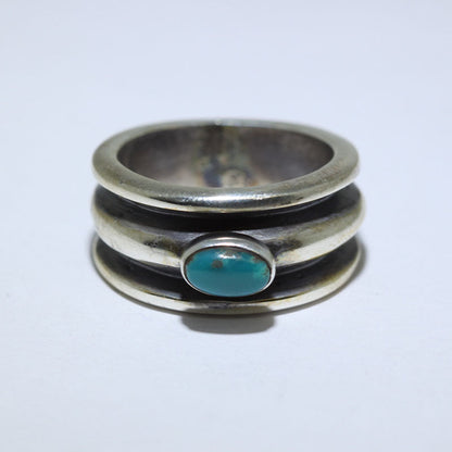 Fox Turquoise Ring by Aaron Anderson size 11