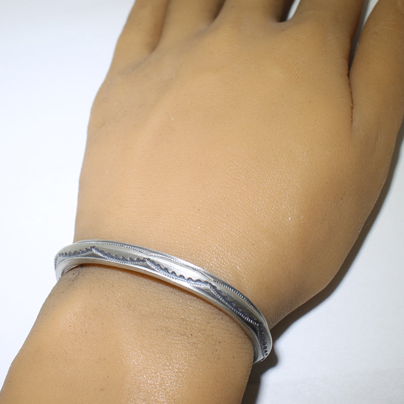 Zilveren armband door Navajo 5"