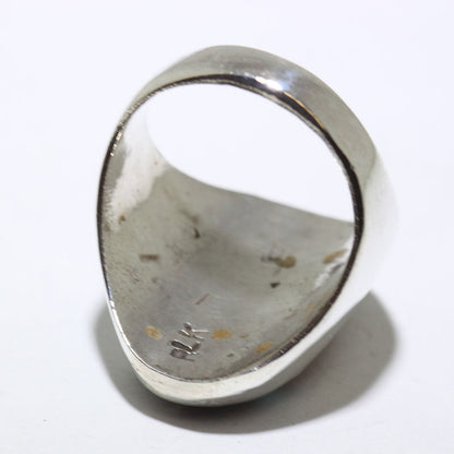 Мужское кольцо с инкрустацией, размер 11