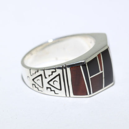 Cincin inlay lelaki S. 10