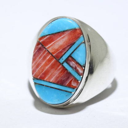 Cincin inlay pria S.10