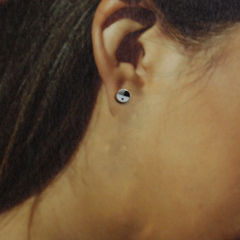 Inlay-Ohrringe von den Zuni