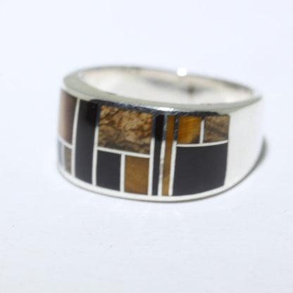 Bague pour homme incrustée T.10