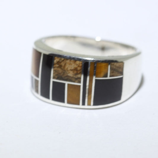 Cincin inlay lelaki S.10