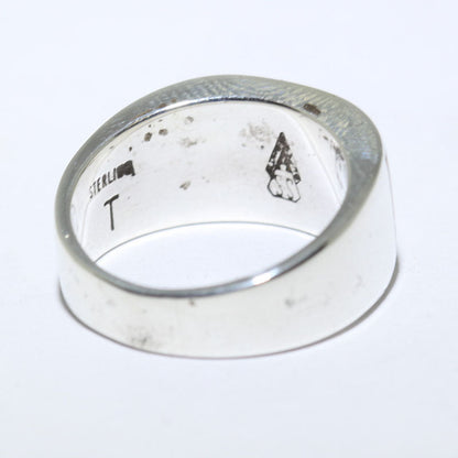 Bague pour homme incrustée T.10