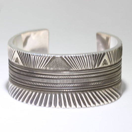 Silver Bracelet by Ron Bedonie 6"