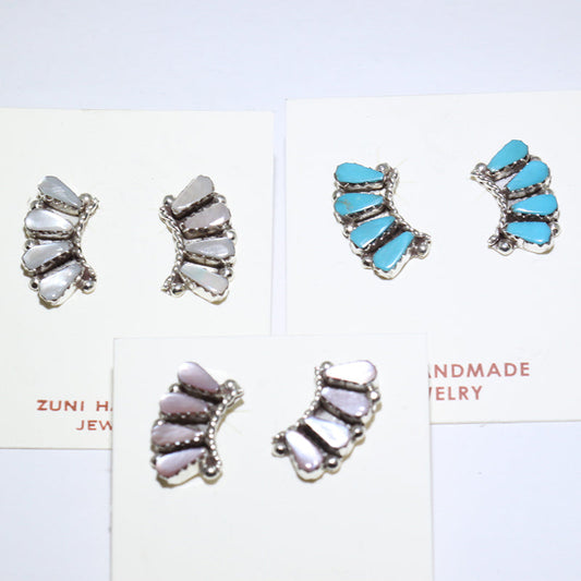 Inlay Earrings by Zuni