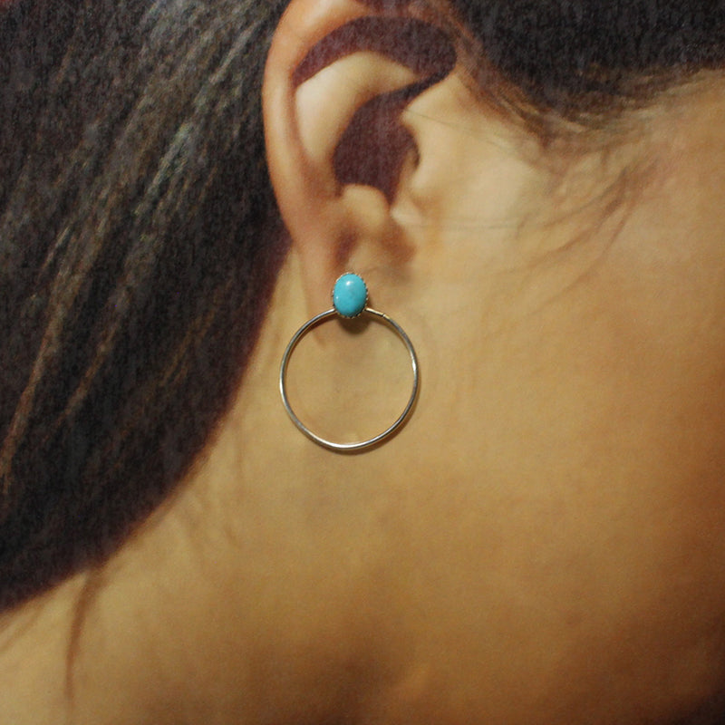纳瓦霍族的圈环耳环