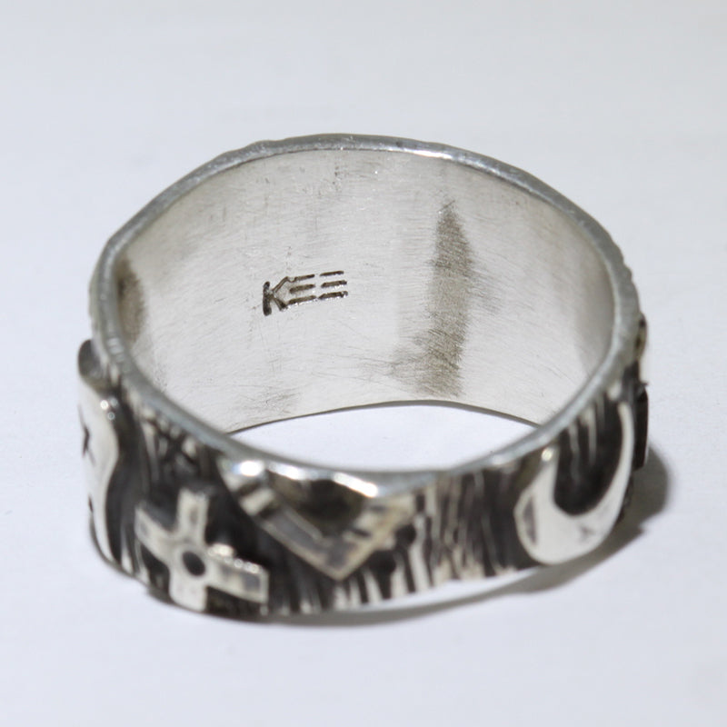 Bague Petroglyphe par Kee Yazzie - Taille 10