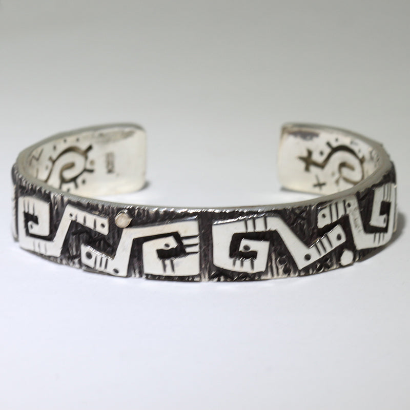 Bracciale Petroglyph di Kee Yazzie 5-1/2"