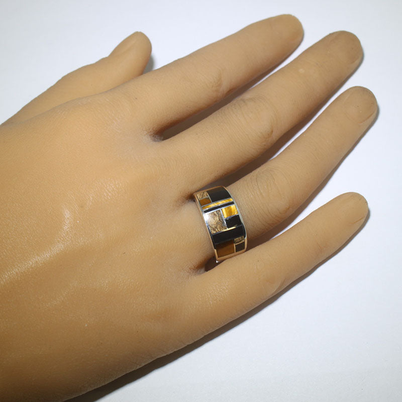 Cincin inlay pria Uk.10