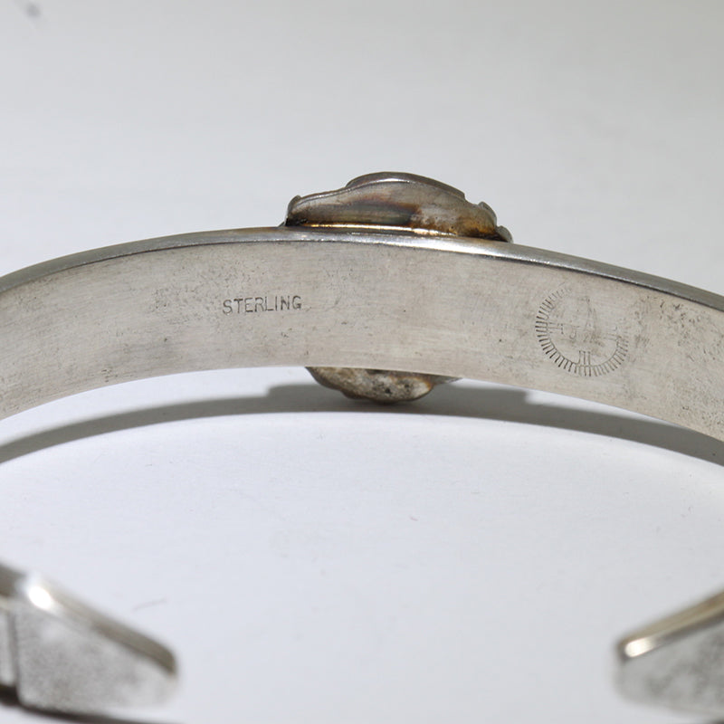 Silver Bracelet by Hopi 5-1/2"